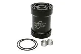 209-561b System One Billet Oil Filter For With Blt Cap 45 Micron - Black