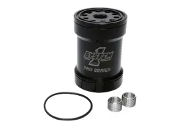 209-561bps System One Billet Oil Filter For With Blt Cap 45 Micron - Black