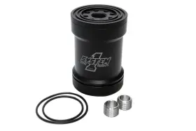 209-571b System One Billet Oil Filter For With Blt Cap 75 Micron - Black