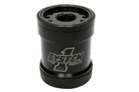 210-005 System One Billet Hp6 Style Oil Filter 45 Micron