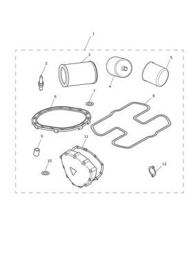 Triumph T3990029 Modern Classics Service Kit Air-cooled Bonneville Thruxton