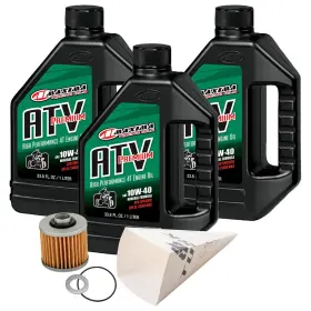 152-986-0895c21c-0ca09d Tusk 4-stroke Oil Chnge Kit Maxima Atv Premium 4-t 10w-40 For Yamaha Grizzly 600