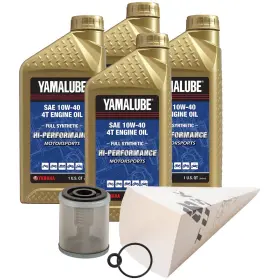 152-986-09161ebe-0353f8 Tusk 4-stroke Oil Change Kit Yamalube Hi-perf. Synthetic