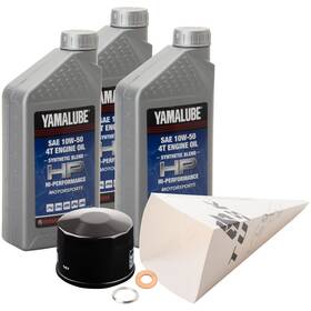 Tusk 152-986-0924 4-stroke Oil Change Kit Yamalube Performance Semi-syn 10w-50