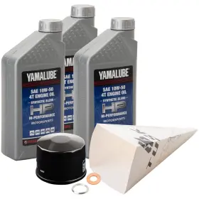 152-986-0924 Tusk 4-stroke Oil Change Kit Yamalube Performance Semi-syn 10w-50 152-986-0924 Tusk 4-stroke Oil Change Kit Yamalube Performance Semi-syn 10w-50