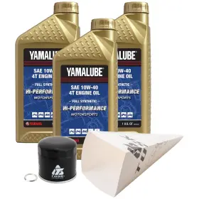 152-986-1127 Tusk 4-stroke Oil Change Kit Yamalube Hi-perf. Full-synthtic 10w-40