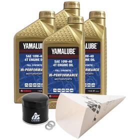 Tusk 152-986-1129 4 Strk Oil Change Kit Yamalube Hi-perf. Full-synthetic 10w-40