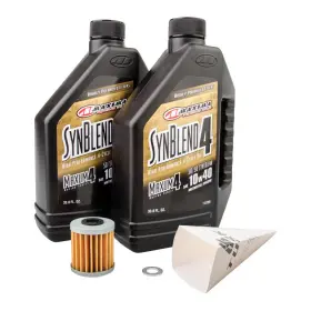 1529860042 Tusk 4-stroke Oil Change Kit Maxima Synthetic Blend 10w-40 For Kawasaki Kx250f