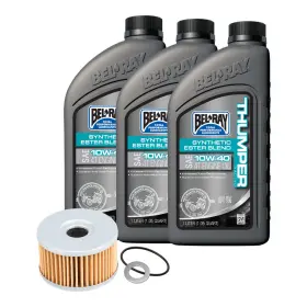 1529860274 Tusk Oil Change Kit Bel-ray Thumper Synthetic 10w-40