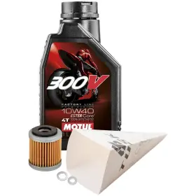 1529860716 Tusk 4-stroke Oil Change Kit Motul 300v 4t Synthetic 10w-40