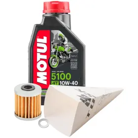 1529860758 Tusk 4-stroke Oil Change Kit Motul 5100 Synthetic 10w-40