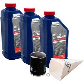 Tusk 1529860857 4-stroke Oil Change Kit Polaris Ps-4 Extreme Duty 0w-50