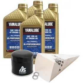 1529861130 Tusk 4-stroke Oil Change Kit Yamalube Hi-perf. Full-synthetic 10w-40