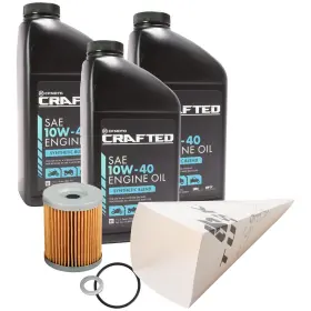 15298611476f8a-5dbc9e Tusk 4-stroke Oil Change Kit Cfmoto Synthetic Blend 10w-40 For Zforce