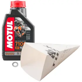 156-011-016443ea-0cbaab Tusk 2-stroke Transmission Oil Change Kit Motul 7100