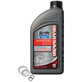 204-412-01674253-c17d30 Tusk Drivetrain Oil Chang Kit With Bel-ray For Yamaha Viking Vi 700 4x4 2015-21