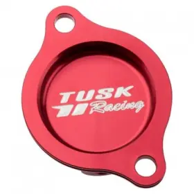 C05a Tusk Aluminum Oil Filter Cover Red