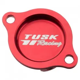 C18a Tusk Aluminum Oil Filter Cover Red