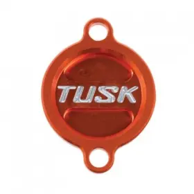 Ofc-5002 Tusk Aluminum Oil Filter Cover Orange For Motorcycle