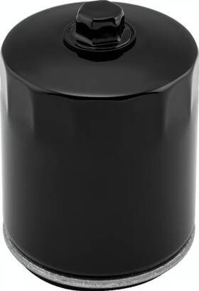 Twin Power 609984 Oil Filter With Nut - Black Motorcycle Street Bike Twp609984