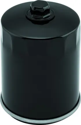 L84-up Twin Power 887337338972 80-99 Big Exc Cam Xl Black Oil Filter With Nut Replaces