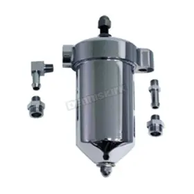 87003 V-factor Chrome Early Style Oil Filter Kit