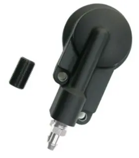 87147 V-factor Matte Black Oil Filter Mount For Harley Big Twin Evo 92-99