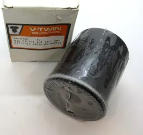 40-0708 V-twin Manufacturing Black Tall Oil Filter For Harley Fxr Flh Fls Fxs Fxl Flt Xl Xlh