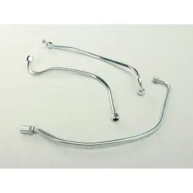 40-1291 V-twin Manufacturing Zicad Plated Oil Line Set