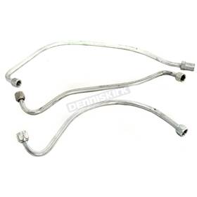 V-twin Manufacturing 40-1777 V-twin Zicad Plated Oil Line Set