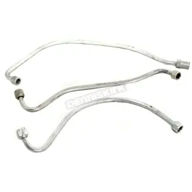 40-1777 V-twin Manufacturing Zicad Plated Oil Line Set