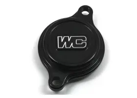 27-155 Works Oil Filter Cover Black Yam