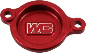 Ft18-ft24 Works Connection 27-006 Red Aluminum Oil Filter Cover For Crf250