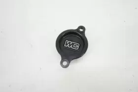 27-026 Works Connection 2021 Crf450rwe Oil Filter Cover Black Aluminum Honda Crf