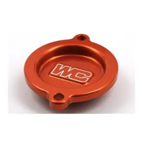 27-125 Works Connection Oil Filter Cover - Orange
