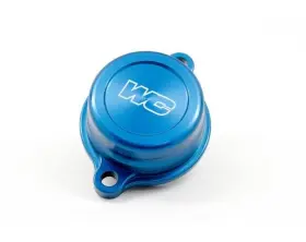 27-146 Works Connection Oil Filter Cover Blue #27-146 For Yamaha Yz450f/wr450f/yz450fx