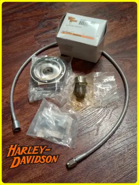 40-0273 Wyatt Gatling Harley Davidson Oil Filter Adapter Kit 1986-2003 V-twin Sportster 883/1200