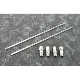 70386 Wyatt Gatling Chrome Oil Line Kit -