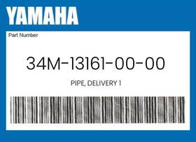 Yamaha 34m-13161-00-00 Genuine Pipe Delivery 1 -