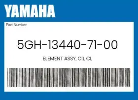 5gh-13440-71-00 Yamaha Genuine Element Assy Oil Cl -