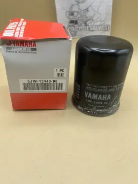 5jw-13440-00 Yamaha 5jw134400000 Nos- Genuine Oem Oil Filter