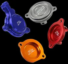 Ze90-1023 Zeta Oil Filter Cover Red Fits Honda Crf250l Crf250m 634-8117
