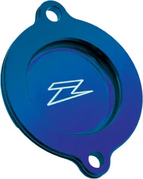 Ze90-1362 Zeta Oil Filter Cover Blue #ze90-1362 For Yamaha Yz450f/yz250f/yz250fx/yz450fx