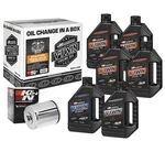 Maxima Harley Evolution Mineral 20W-50 Filter Kit With Chrome 90-069016C New. Price: $87.39.