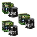 Hiflofiltro 3 Pack Oil Filter HF204 Black Honda Kawasaki Suzuki Triumph Yamaha New. Price: $33.00.