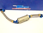 Inline Oil Filter With AN10 Lines Oval Track Racing Drag Used. Price: $79.00.