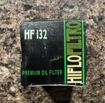 New Hiflo Premium Oil Filter / HF132. Price: $9.95.