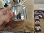 Drag Specialties DS-275125 Chrome Short Magnetic Ring Oil Filter-harley Davidson New. Price: $9.50.