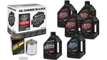 Maxima Synthetic 20W50 Hole Oil Change Kit Chrome Harley Twin Cam 1999-2023 New. Price: $107.99.