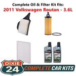 2011 Volkswagen Routan 3.6L Complete Air, Oil & Cabin Filter Kit (5W-30) New. Price: $117.95.